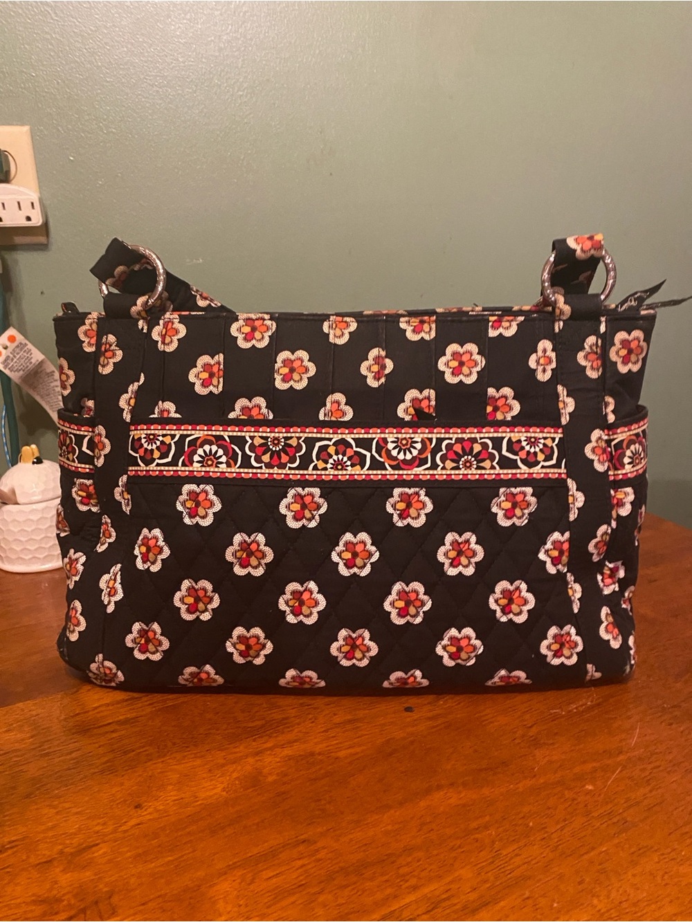 Vera Bradley quilted bag Pirouette pattern